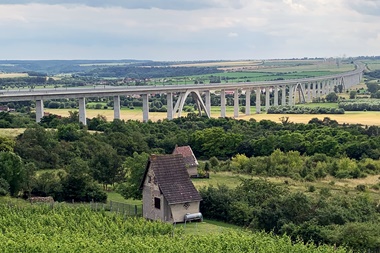 VDE 8 - Unstruttalbrücke bei Steigra und Karsdorf